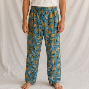PB & Jammies Taco Pajama Pants Size Small Elastic Waist